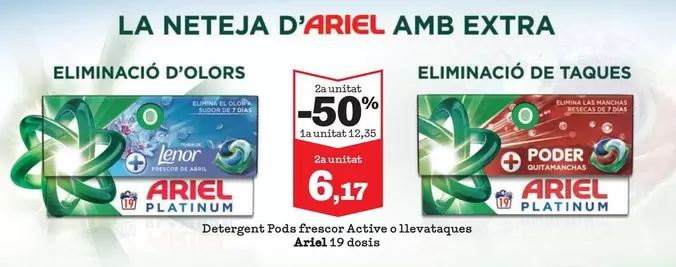 Ariel - Detergent Pods Frescor Active O Llevateques