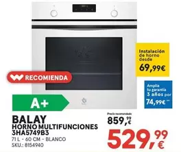 Balay - Horno Multifunciones 3HA5749B3