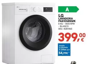 LG - Lavadora F4A10S8NWK