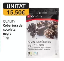Quality - Cobertura De Xocolata Negra