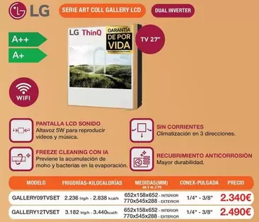 LG - Serie Art Coll Gallery Lcd