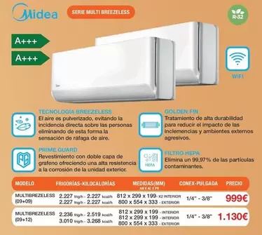 Midea - Serie Multi Breezeless