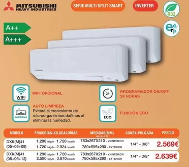Mitsubishi - Serie Multi Split Smart