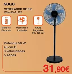 Sogo - Ventilador De Pie