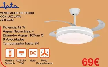 Jata - Ventilador De Techo Con Luz