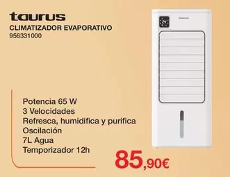 Taurus - Climatizador Evaporativo