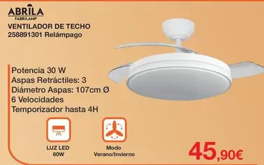 Abril - Ventilador De Techo