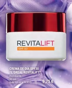 L'Oréal - Crema De Día SPF30 Revitalift
