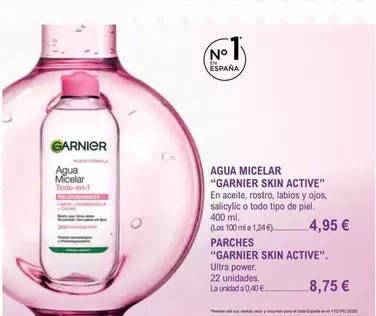 Garnier - Agua Micelar Skin Active