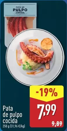 Pata De Pulpo Cocida