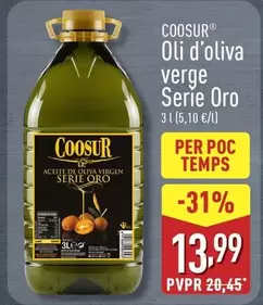 Coosur - Oli D'oliva Verge Serie Oro