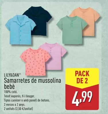 Lily & Dan - Samarretes De Mussolina Bebe