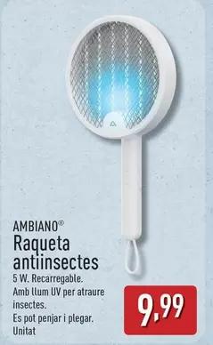 Ambiano - Raqueta Antiinsectes