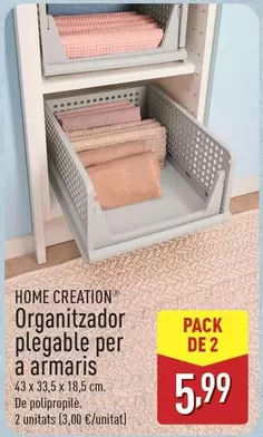 Home Creation - Organizador Plegable Per A Armaris