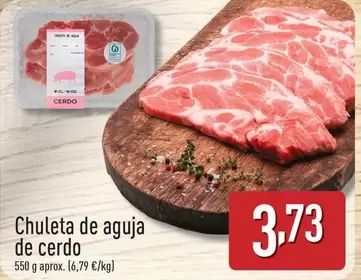 Chuleta De Aguja De Cerdo