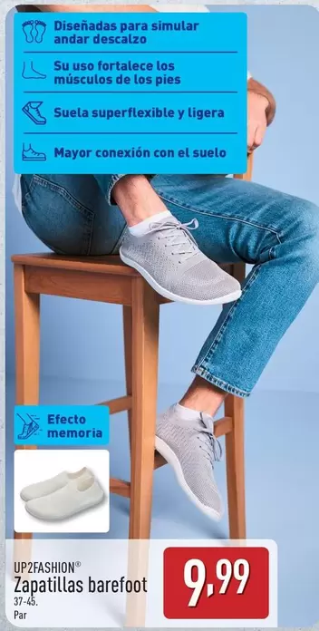 Up2fashion - Zapatillas Barefoot