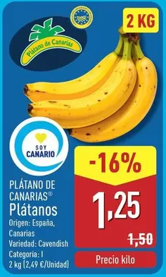 Platano De Canarias - Platanos
