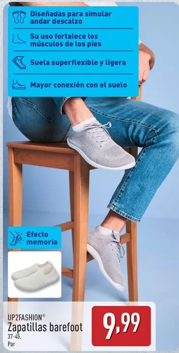 Up2fashion - Zapatillas Barefoot