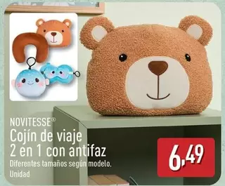 Novitesse - Cojin De Viaje 2 En 1 Con Antifaz