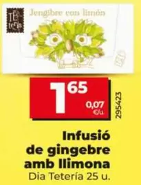 Dia Teteria - Infusion De Jengibre Con Limon