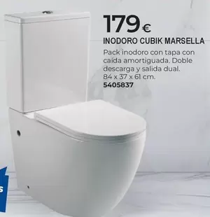 Marsella - Inodoro Cubik