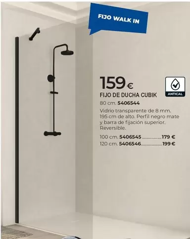 Fijo De Ducha Cubiki
