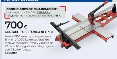 Total - Condiciones De Financiación