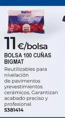 Bigmat - Bolsa 100 Cuñas