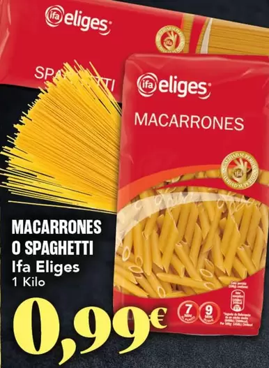 Ifa Eliges - Macarrones O Spaghetti