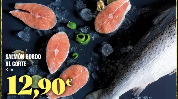 Salmón Gordo Al Corte