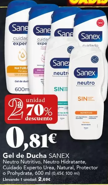 Sanex - Gel De Ducha