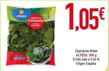 Alteza - Espinacas Bolsa