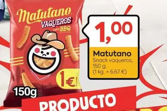 Matutano - Snack Vaqueros