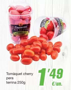 Tomaquet Cherry Pera
