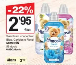 Mimosín - Suavitzant Concentrat Blau, Caricies O Floral