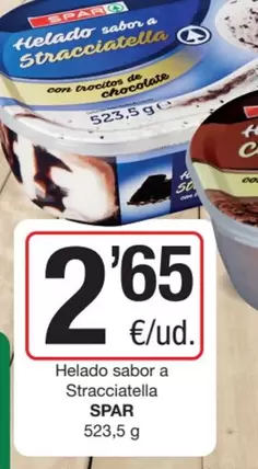 Spar - Helado Sabor A Stracciatella