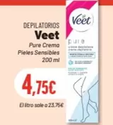 Veet - Depilatorios Pure Crema Pieles Sensibles