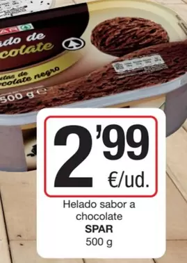 Spar - Helado Sabor A Chocolate