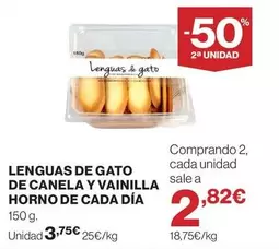 Dia - Lenguas De Gato De Canela Y Vainilla Horno De Cada