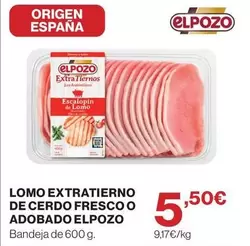 elpozo - Lomo Extratierno De Cerdo Fresco O Adobado