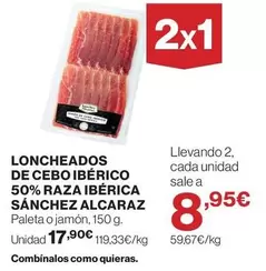 Sánchez Alcaraz - Loncheados De Cebo Ibérico 50% Raza Ibérica