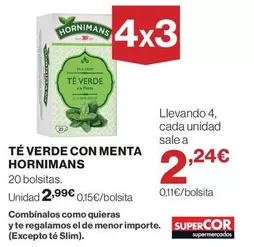 Hornimans - Té Verde Con Menta