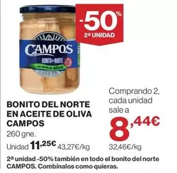 Campos - Bonito Del Norte En Aceite De Oliva