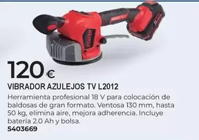 Stayer - Vibrador Azulejos Tv L2012