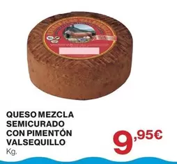 Valsequillo - Queso Mezcla Semicurado Con Pimenton