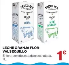 Valsequillo - Leche Granja Flor