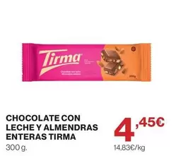 Tirma - Chocolate Con Leche Y Almendras Enteras