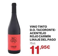 Pago - Vino Tinto D.o. Tacoronte-acentejo Rojo Carmin