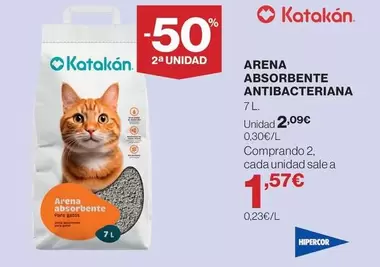 Hipercor - Arena Absorbente Antibacteriana
