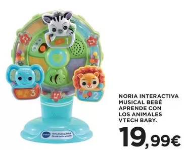 Vtech - Noria Interactiva Musical Bebé Aprende Con Los Animales